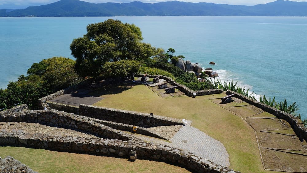 Fortaleza de São José da Ponta Grossa, vista do alto