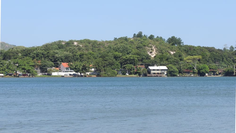 Vista da Lagoa da Conceição a partir do mirante