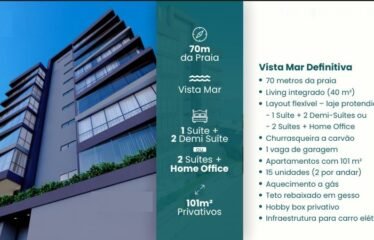 Lançamento a 70 metros do mar em Barra Velha/SC