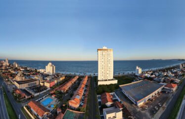 Lançamento a 70 metros do mar em Barra Velha/SC