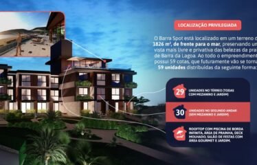 Lançamento SPE, frente mar, Barra Spot, Barra da Lagoa