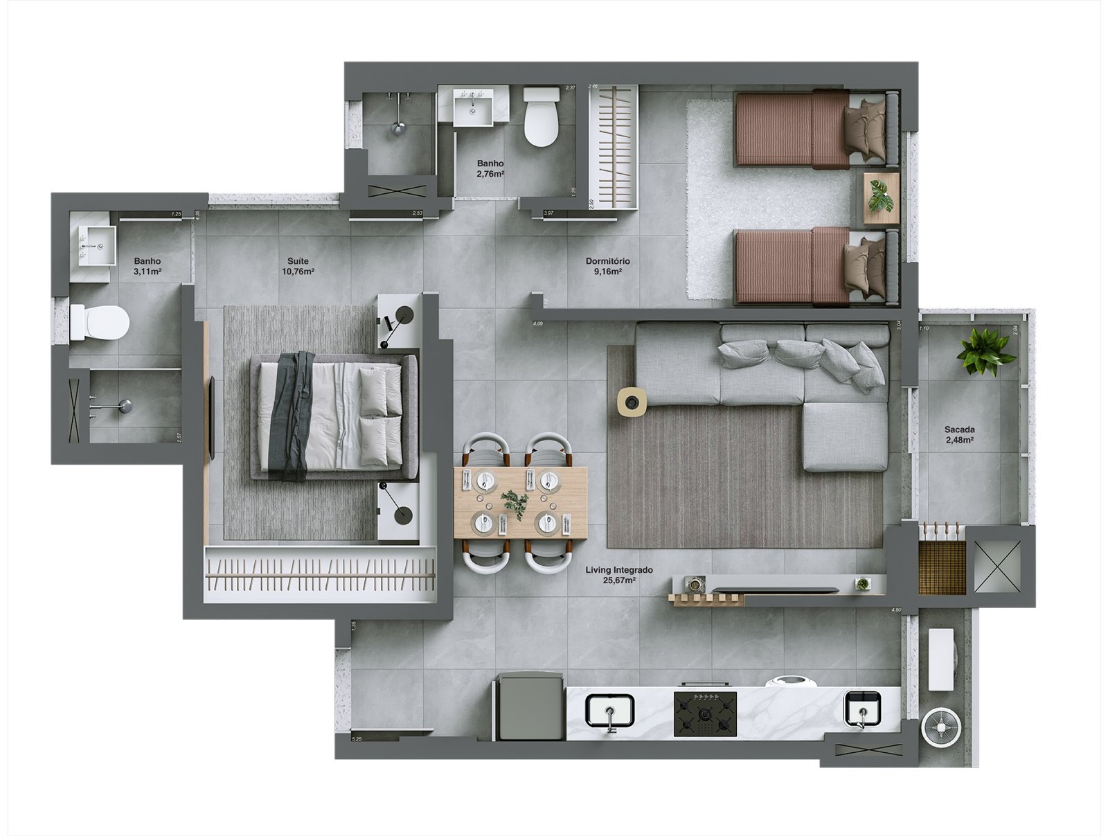 Lançamento, Bellante Residencial, Criciúma