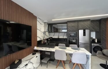Apartamento Garden, decorado e mobiliado no Estreito
