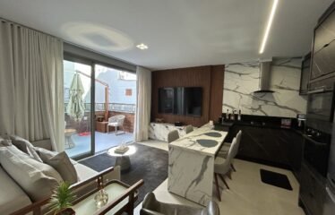Apartamento Garden, decorado e mobiliado no Estreito